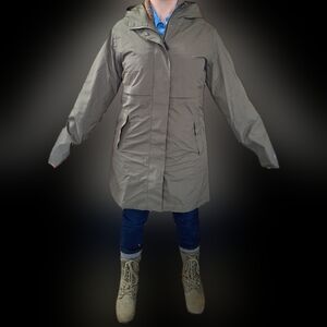 Long rain jacket